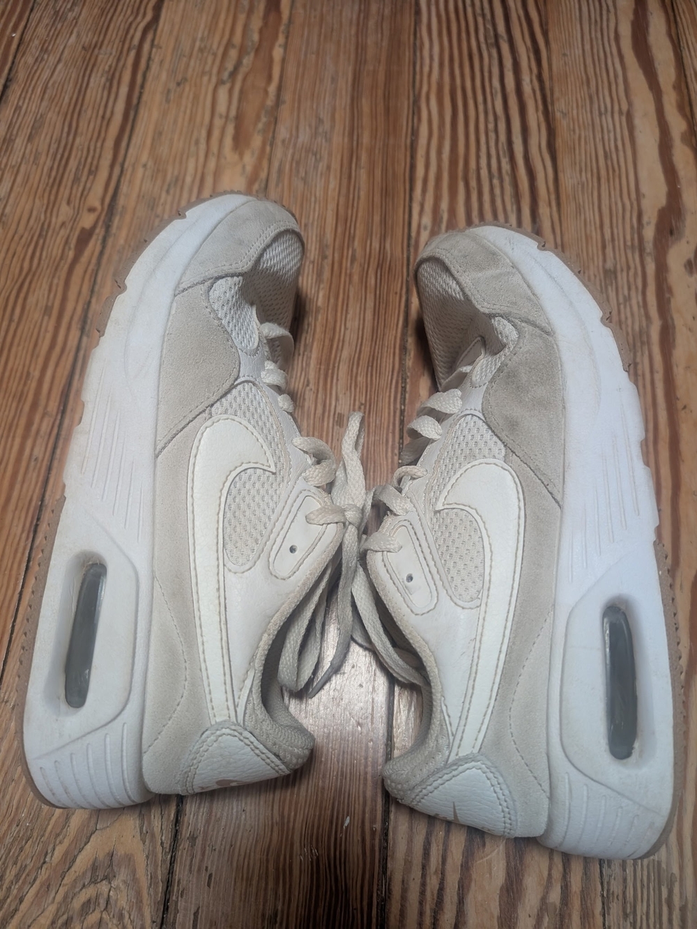 Women's Neutral Cream Nike Air Max Sneakers